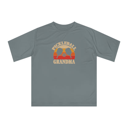 Women's Durable Pickleball T-shirt - Pickleball Grandma Gray
