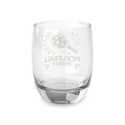 Pickleball Funny Whiskey Glass - Pickleball Energy