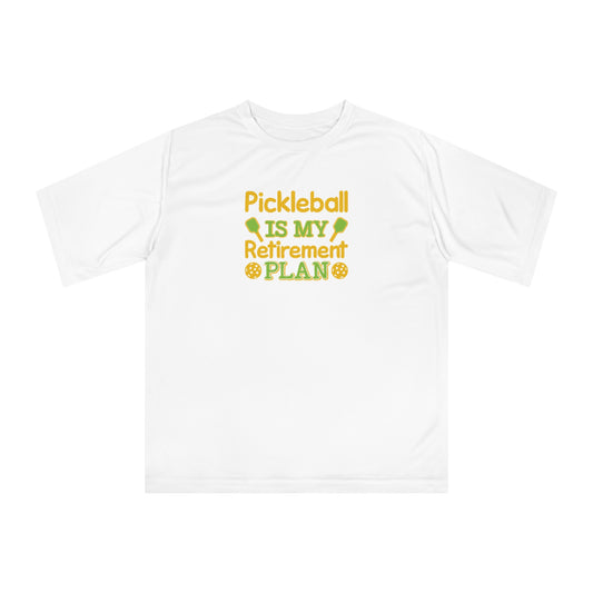 Women's Durable Pickleball T-shirt - Pickleball Is My Retirement Plan White
