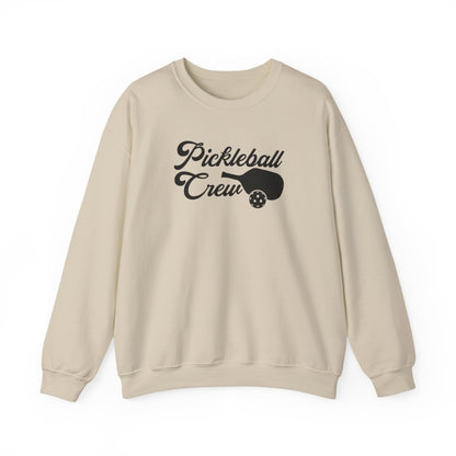 Women's Sporty Pickleball Sweatshirt - Pickleball Crew Beige
