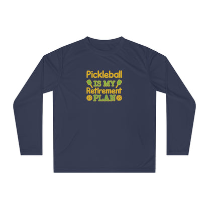 Women's Pickleball Long Sleeves top - Pickleball Is My Retirement Plan Navy
