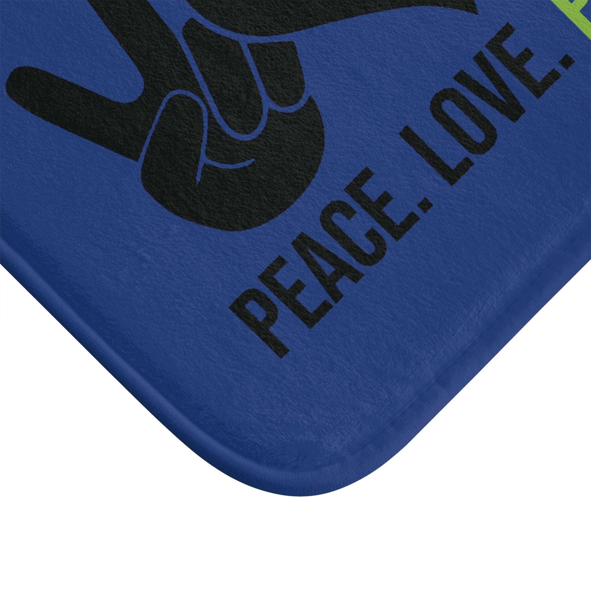 Pickleball Unique Bath mat - Peace, Love, Pickleball