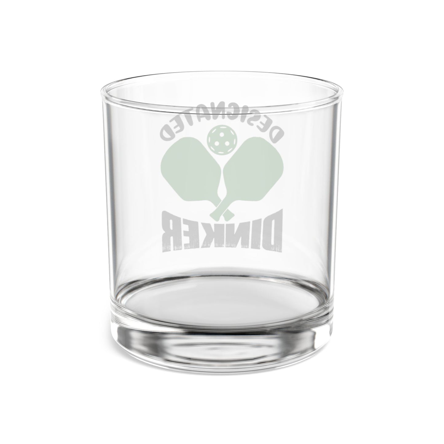 Pickleball Witty Rocks Glass - Designated Dinker