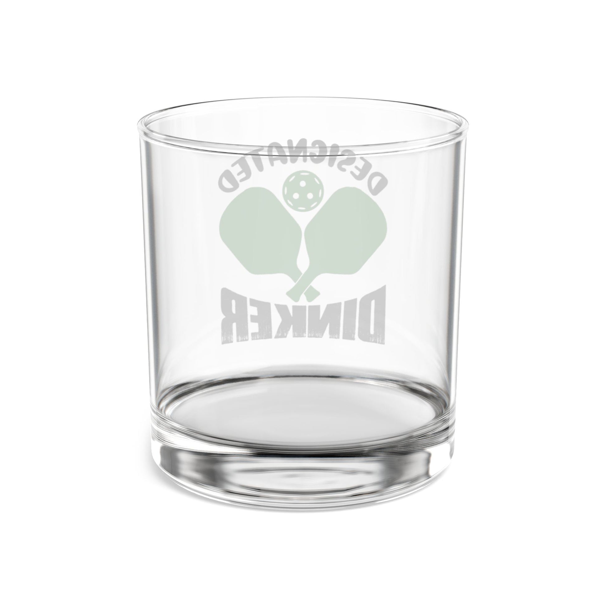 Pickleball Witty Rocks Glass - Designated Dinker