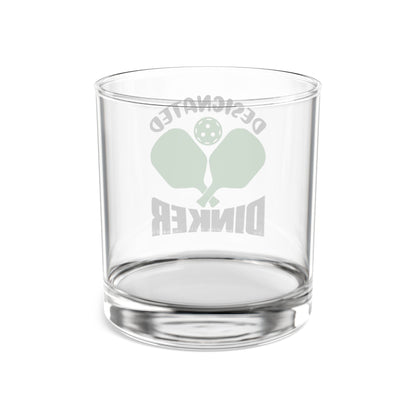Pickleball Witty Rocks Glass - Designated Dinker