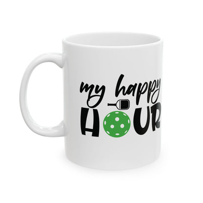 Pickleball Cheerful Mug - My Happy Hour