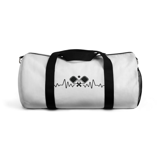 Pickleball Durable Duffel Bag - Pickleball Pulse White