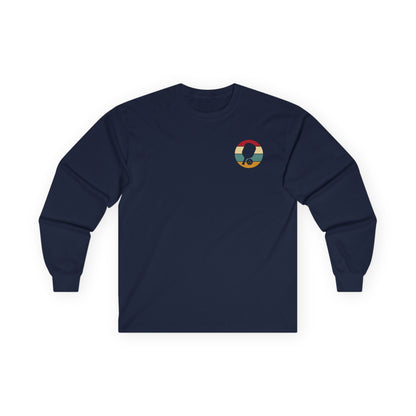 Men's Comfy Pickleball Long Sleeves top - Pickleball Make It Better Navy