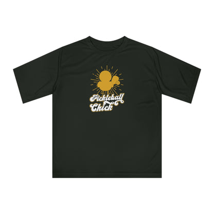 Women's Comfy Pickleball T-shirt - Pickleball Chick Black