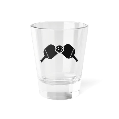 Pickleball Cool Shot Glass - Paddles and Ball 1.5oz
