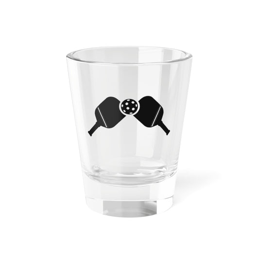 Pickleball Cool Shot Glass - Paddles and Ball 1.5oz