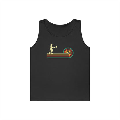 Men's Unique Pickleball Tank Top - Pickleball Retro Black