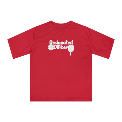 Women's Stylish Pickleball T-shirt - Designated Dinker Red