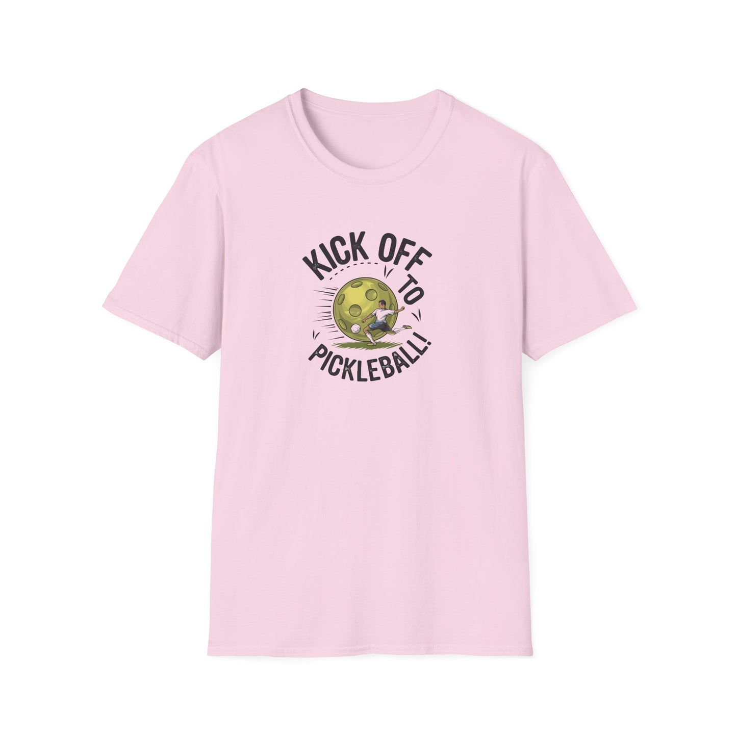 Women's Stylish Pickleball T-shirt - Kick Off to Pickleball
