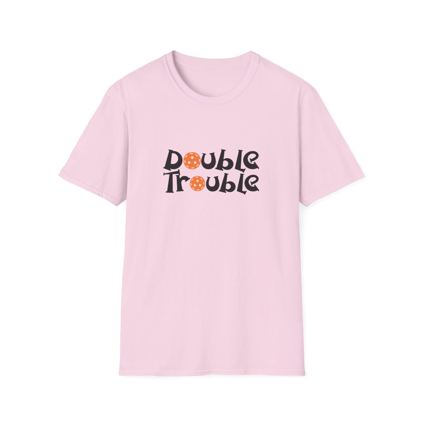 Women's Funny Pickleball T-shirt - Double Trouble