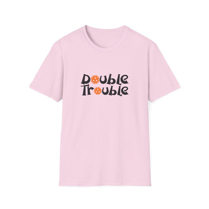 Women's Funny Pickleball T-shirt - Double Trouble