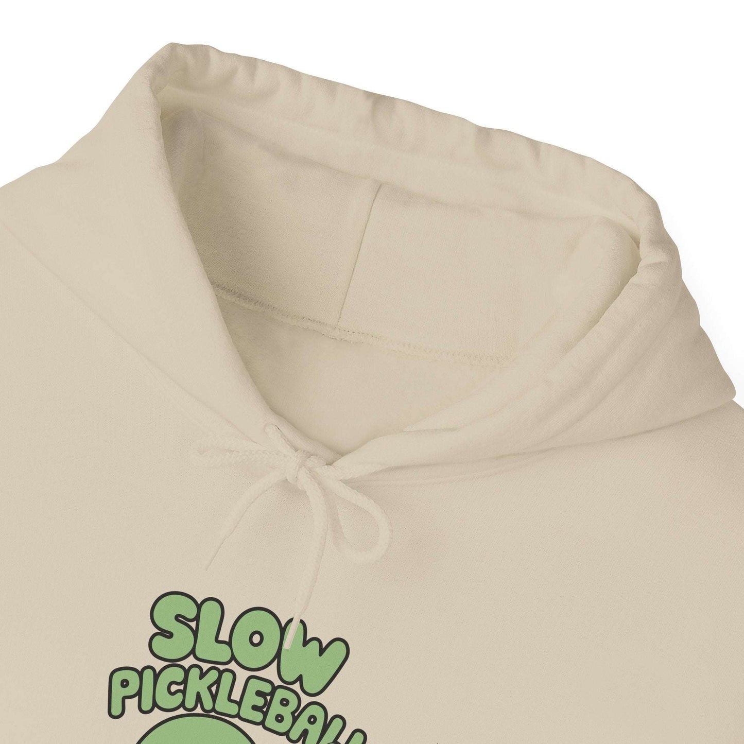 Men's Comfy Pickleball Hoodie - Slow Pickleball Days
