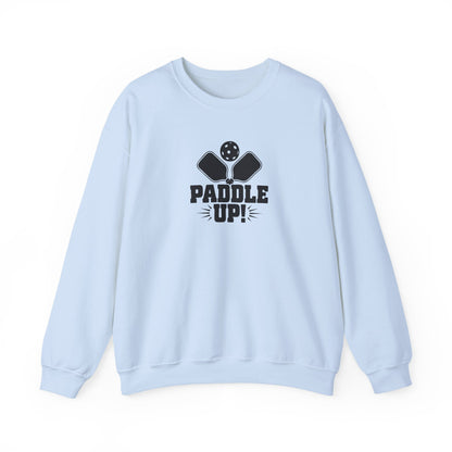 Women's Comfy Pickleball Sweatshirt - Paddle Up Blue
