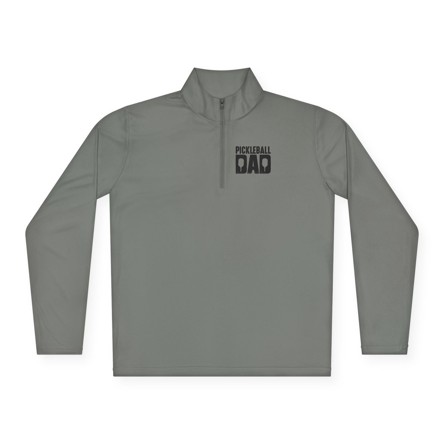 Men's Durable Pickleball Pullover - Pickleball Dad Grey