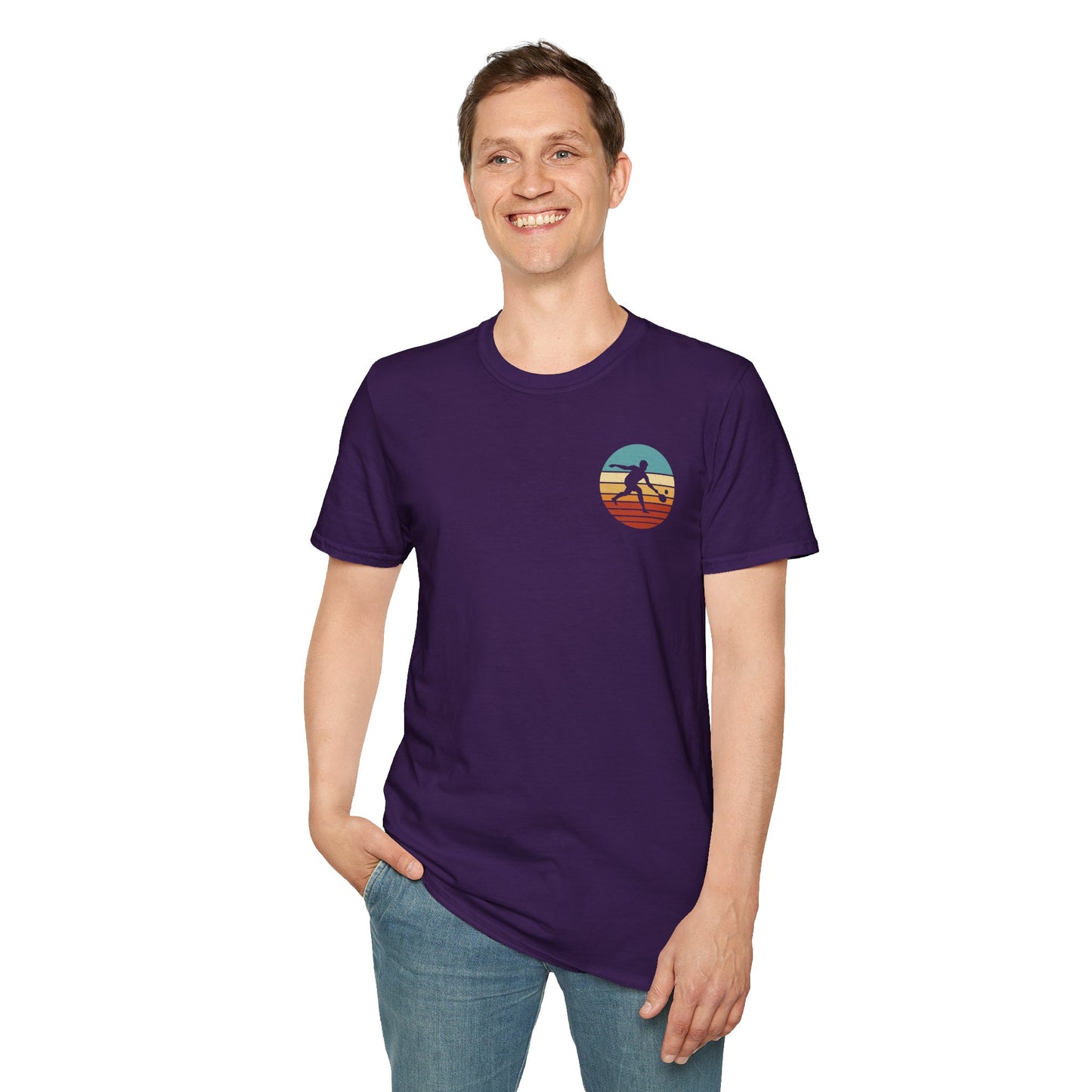 Men's Pickleball T-shirt - World's Okayest Pickleball Player Retro