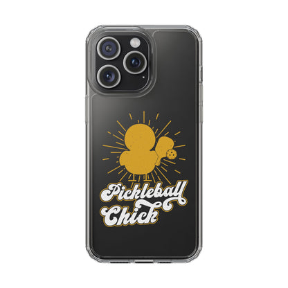 Pickleball Funny Phone case - Pickleball Chick Clear