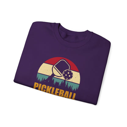 Men's Comfy Pickleball Sweatshirt - Pickleball Retro
