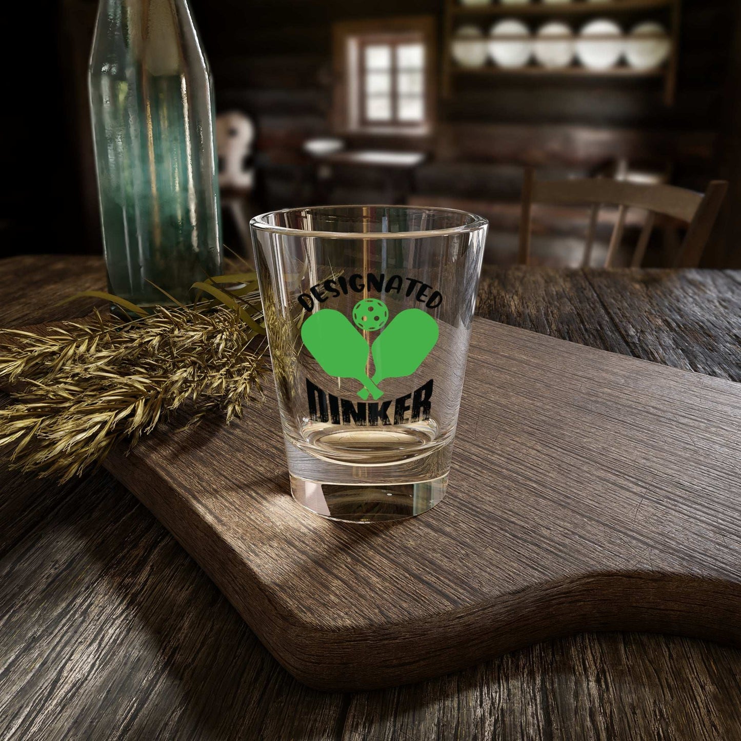 Pickleball Quirky Shot Glass - Designated Dinker