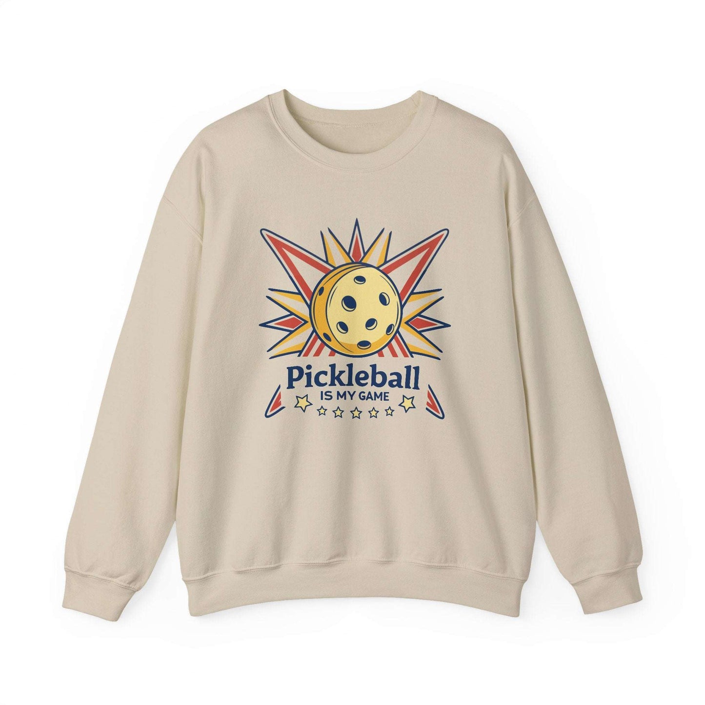 Women's Soft Pickleball Sweatshirt - Pickleball Is My Game Beige