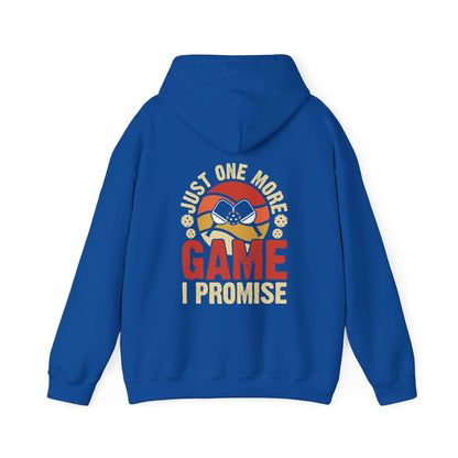 Men's Funny Pickleball Hoodie - Just One More Game I Promise