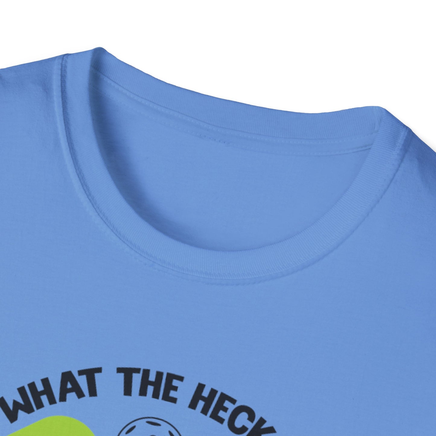 Men's Funny Pickleball T-shirt - What the Heck Is Pickleball?