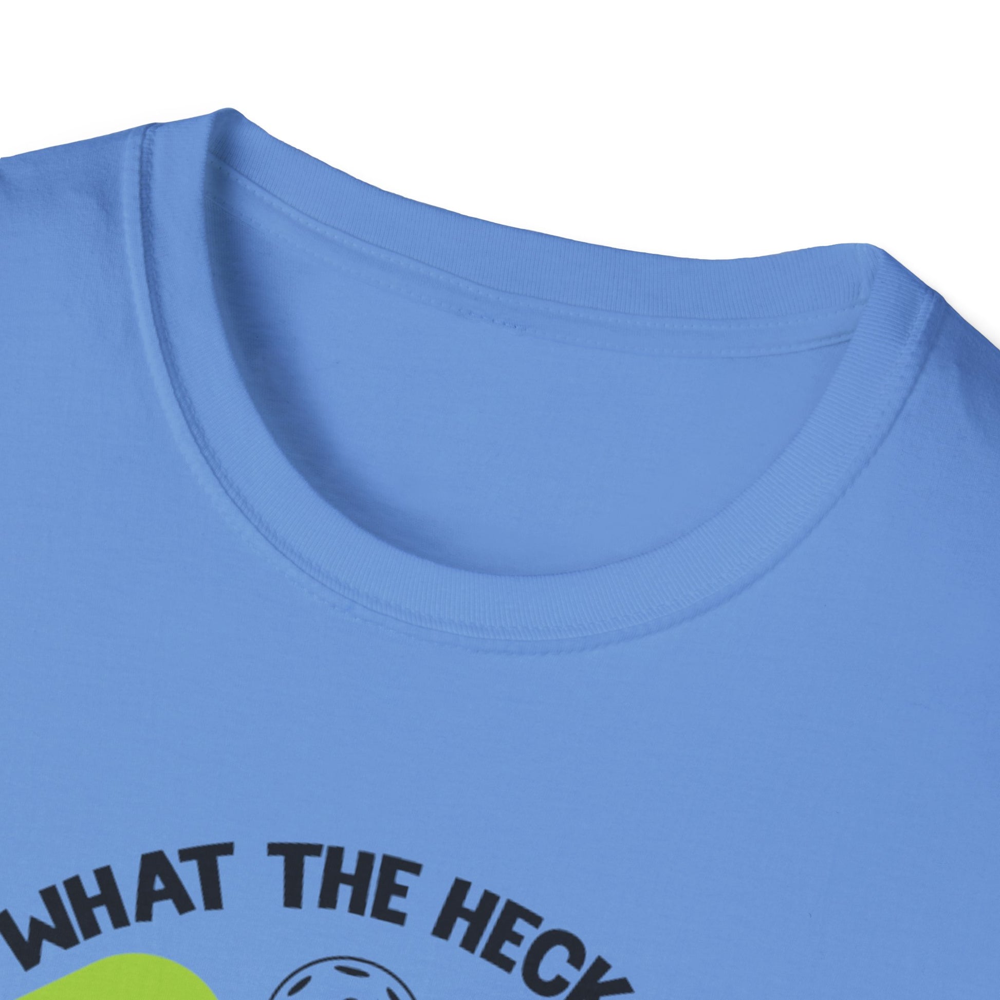 Men's Funny Pickleball T-shirt - What the Heck Is Pickleball?