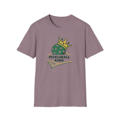 Men's Soft Pickleball T-shirt - Pickleball King Purple