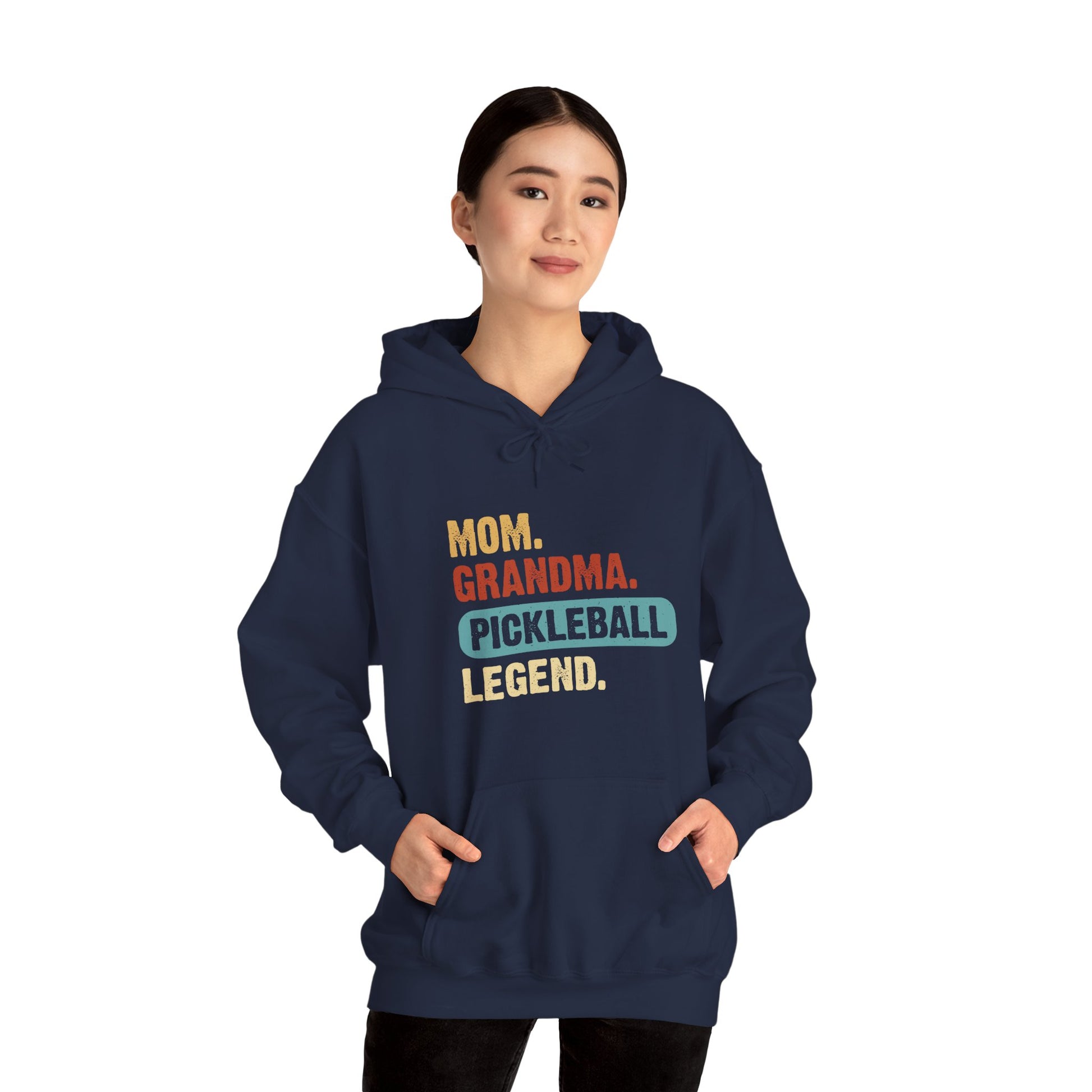 Women's Soft Pickleball Hoodie - Mom Grandma Pickleball Legend