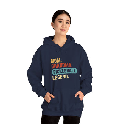 Women's Soft Pickleball Hoodie - Mom Grandma Pickleball Legend