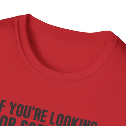 Men's Witty Pickleball T-shirt - Looking for Soft Serve? Get Ice Cream
