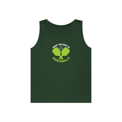 Women's Funny Pickleball Tank Top - What the Heck Is Pickleball? Green
