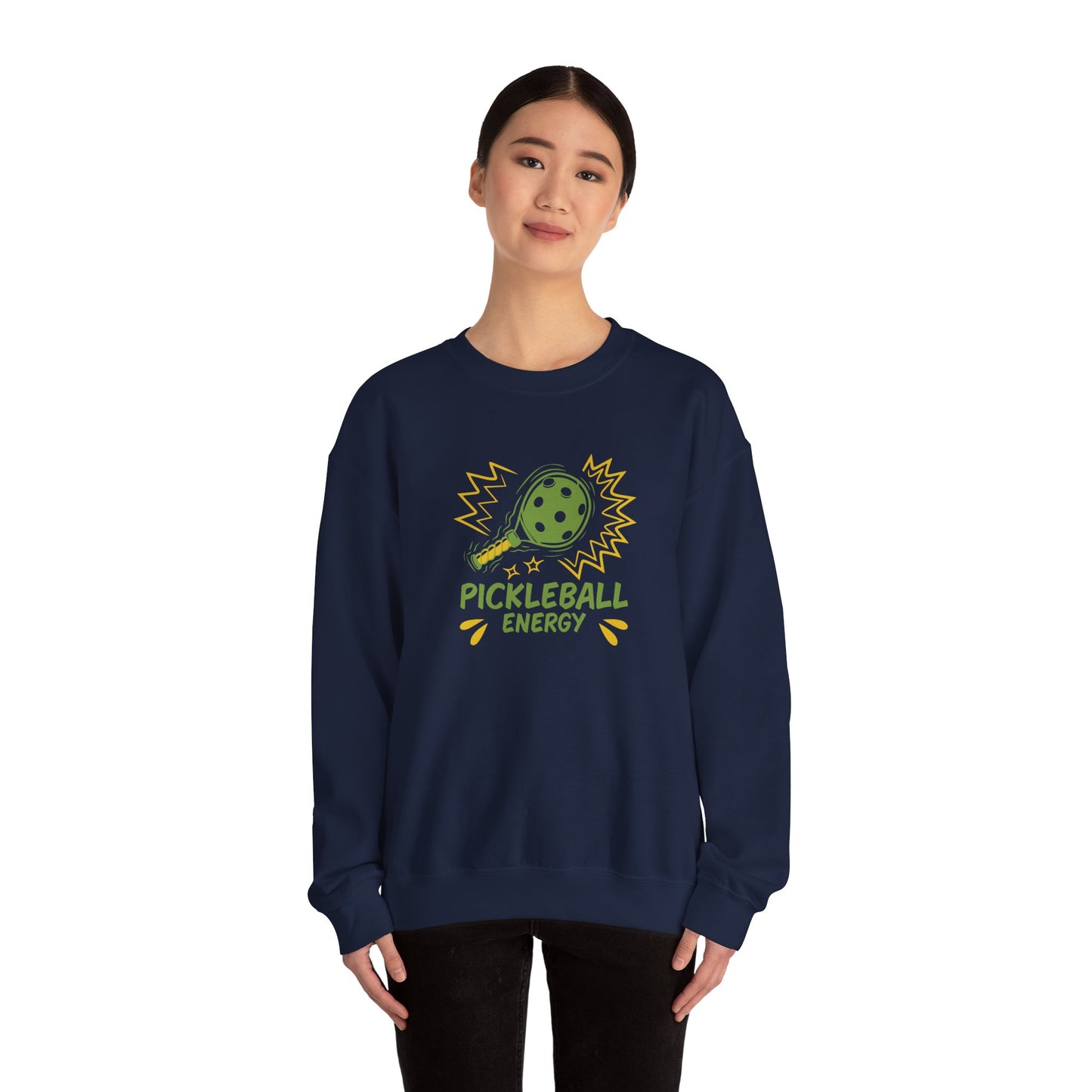 Women's Fun Pickleball Sweatshirt - Pickleball Energy