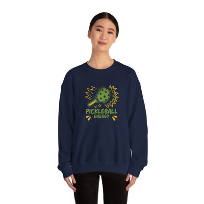 Women's Fun Pickleball Sweatshirt - Pickleball Energy