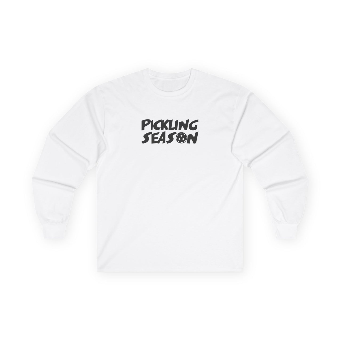 Women's Comfy Pickleball Long Sleeves top - Pickling Season White