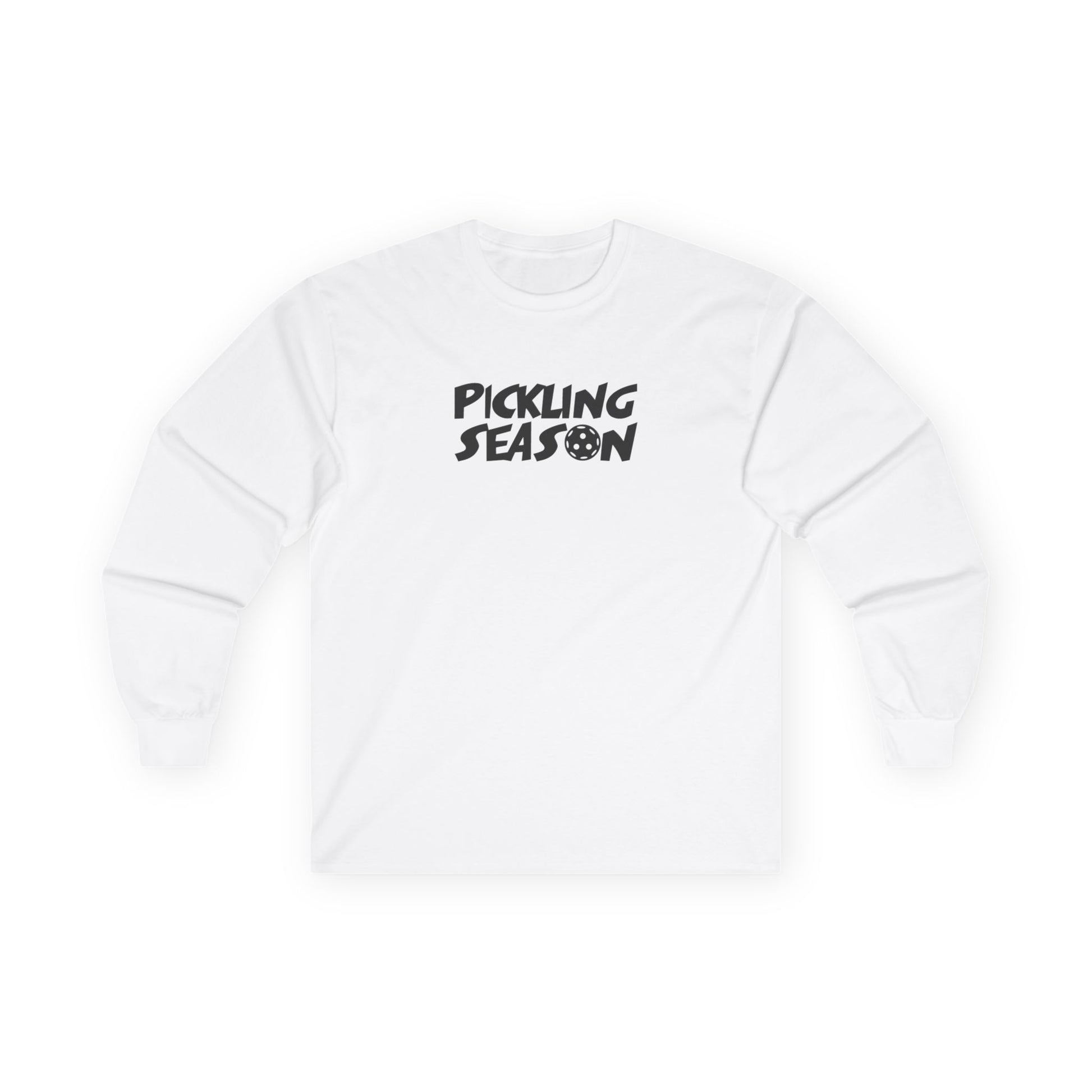 Women's Comfy Pickleball Long Sleeves top - Pickling Season White