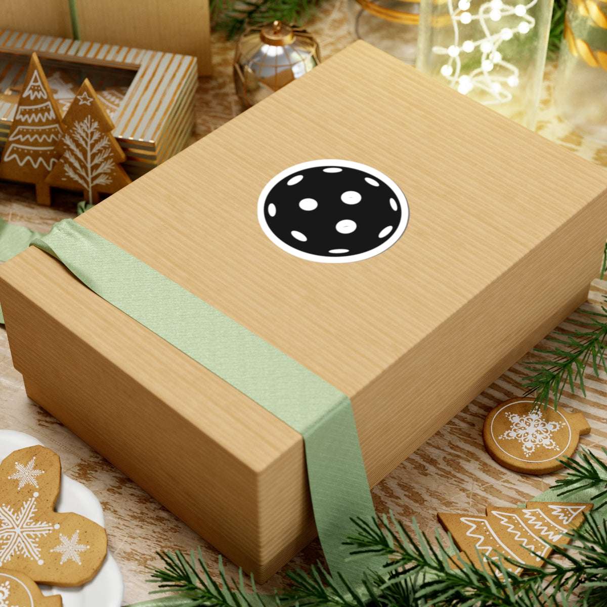 Pickleball Eye-Catching Stickers - Pickleball Ball