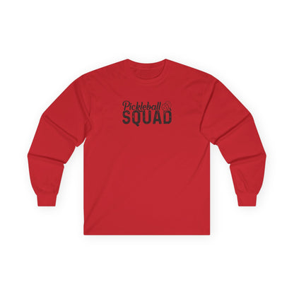 Men's Cool Pickleball Long Sleeves top - Pickleball squad Red