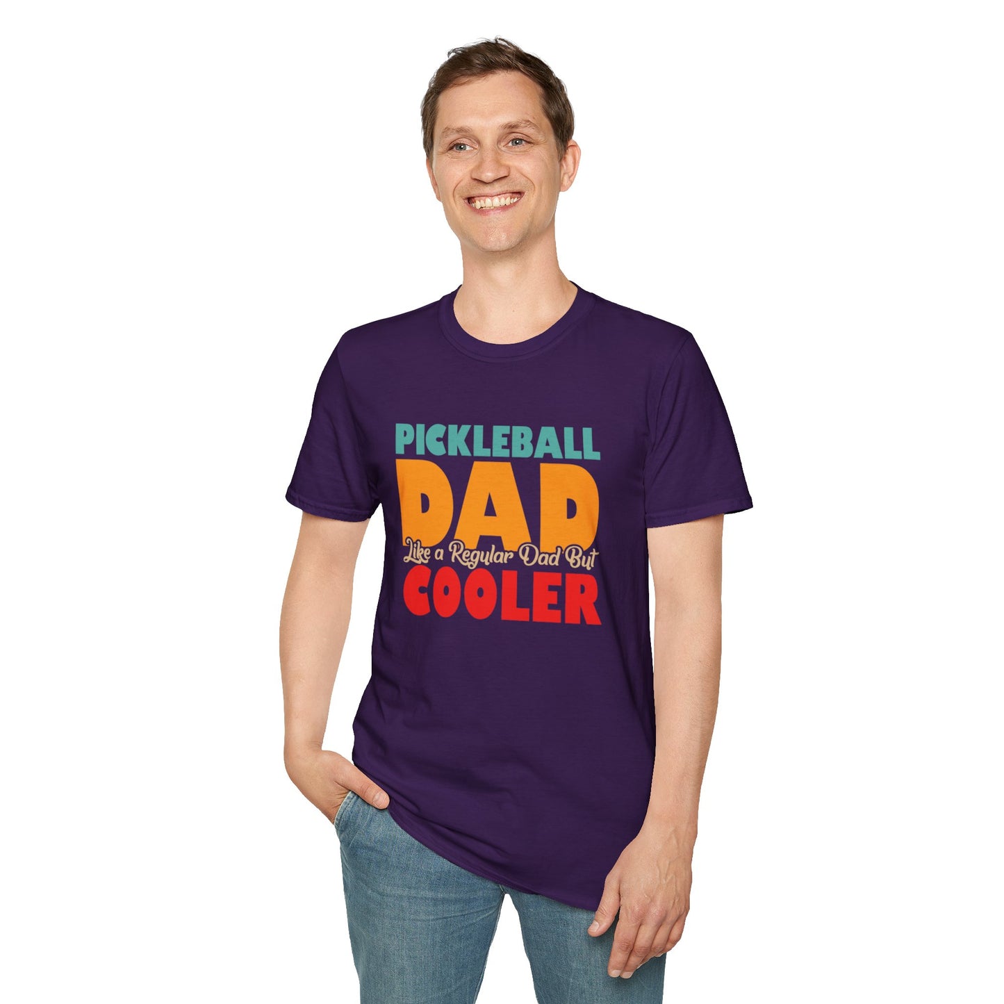 Men's Pickleball T-shirt - Pickleball Dad Like Regular Dad but Cooler