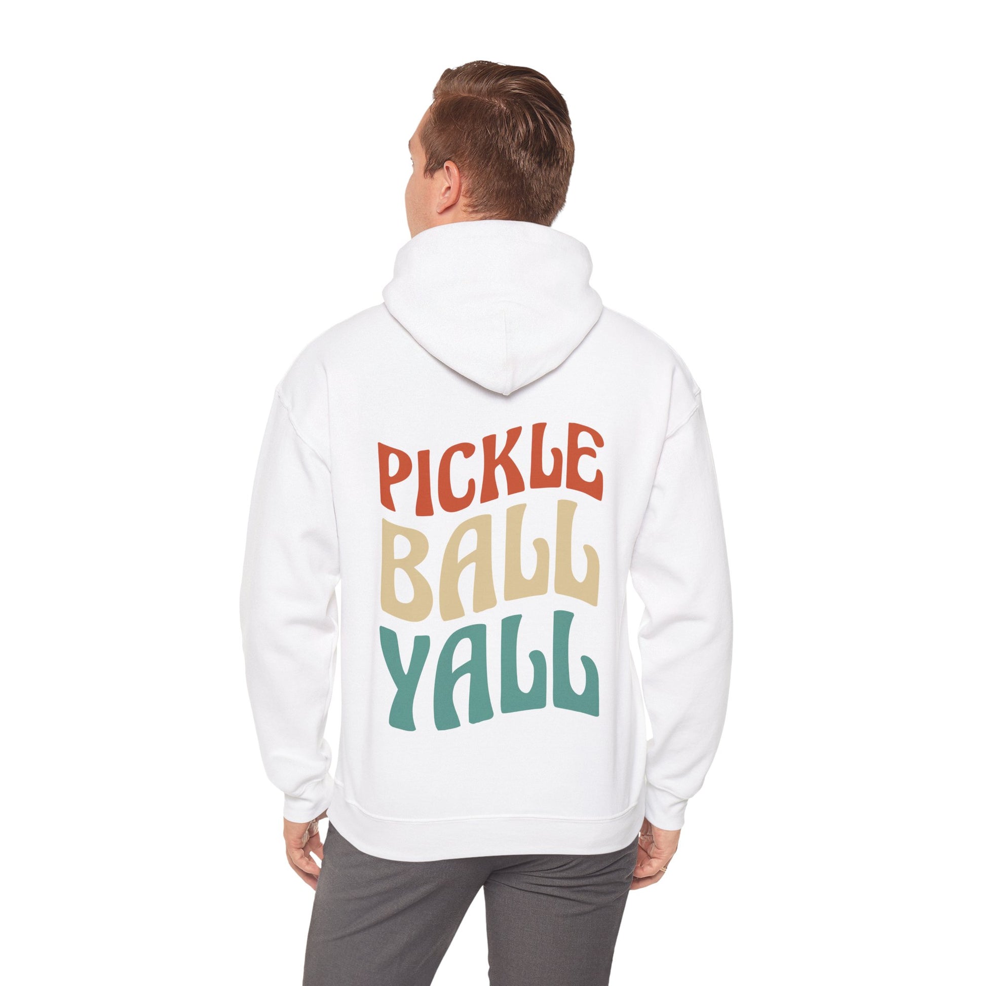 Men's Vibrant Pickleball Hoodie - Pickleball Yall
