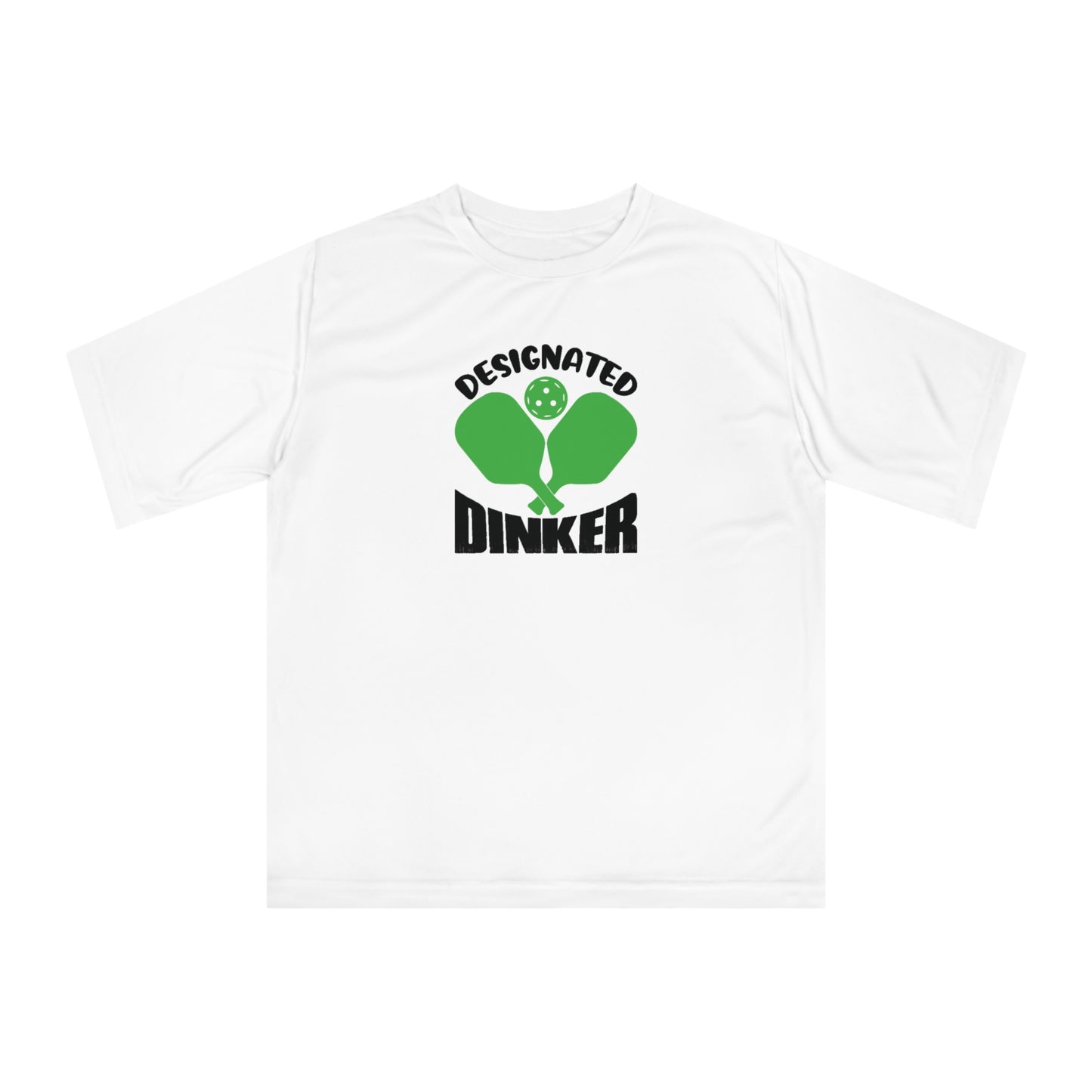 Women's Durable Pickleball T-shirt - Designated Dinker White