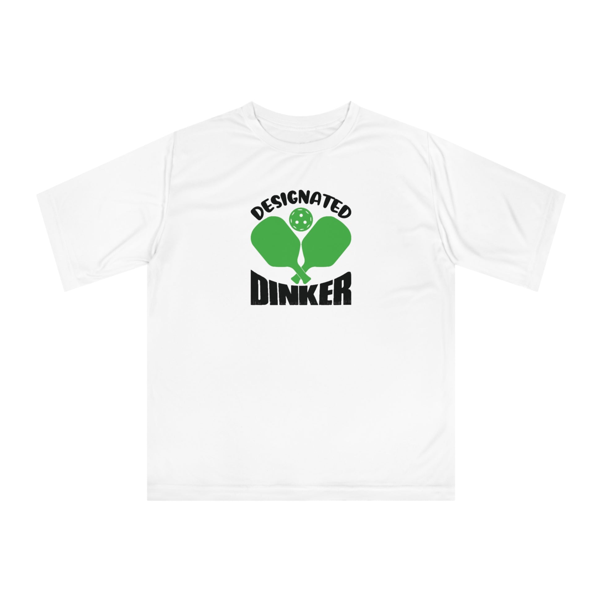 Women's Durable Pickleball T-shirt - Designated Dinker White