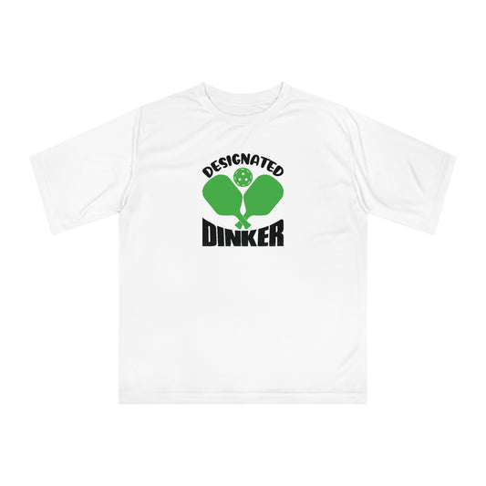 Women's Durable Pickleball T-shirt - Designated Dinker White
