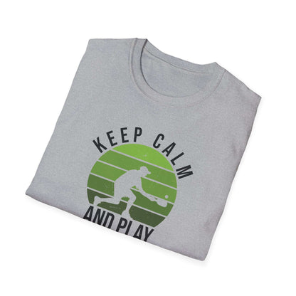Men's Stylish Pickleball T-shirt - Keep Calm and Play
