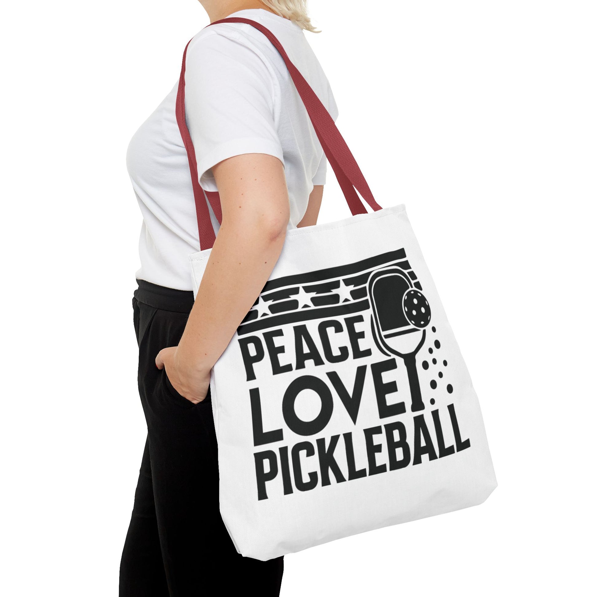 Pickleball Bold Tote Bag - Peace Love Pickleball