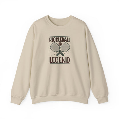 Women's Durable Pickleball Sweatshirt - Pickleball Legend Beige